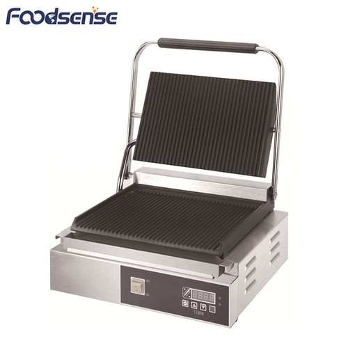 Commercial Electric 2.2KW Double-Sided Pressing Grill Contact Grill With Removable Plates